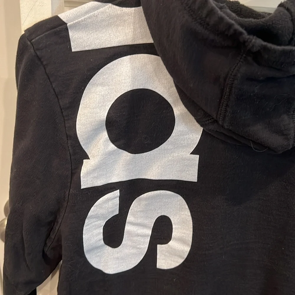 Adidas Black Youth Boys Size L/G (14/16) Hoodie/Sweatshirt w/Adidas Graphic - Picture 7 of 7
